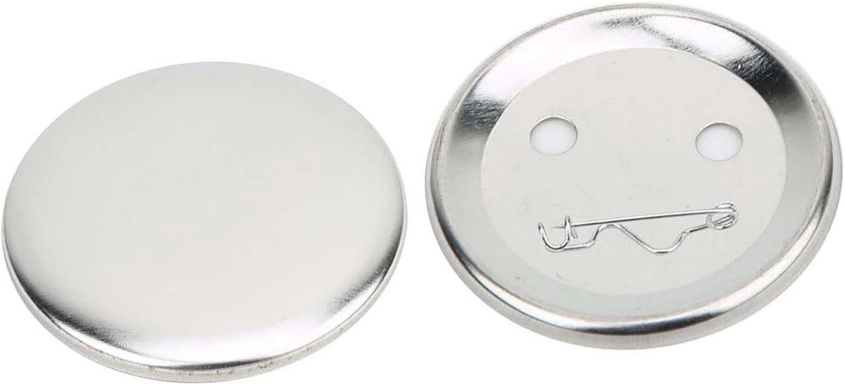 Maken Onderdelen, 100 Sets 56mm/2.2inch Badge Pin Knop Onderdelen Ronde Badge Set Metalen Knop Pin Badge Kit DIY Ambachten Supply voor Button Maker Machine