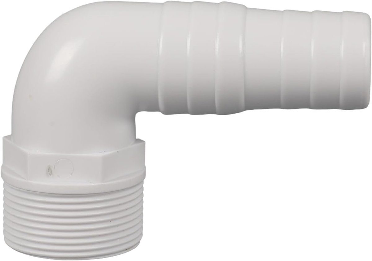 90 graden hoek, slangtule-aansluiting Ø 32/38 mm, zwembadadapter compatibel met SPX1105Z4, zwembadslangaansluiting voor zwembad en tuin