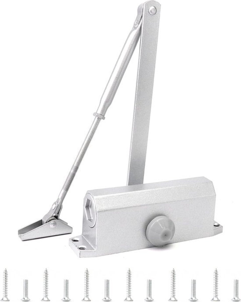 Automatische Deurdranger met Vergrendelfunctie voor Binnen- en Buitendeuren van 40-60 kg
