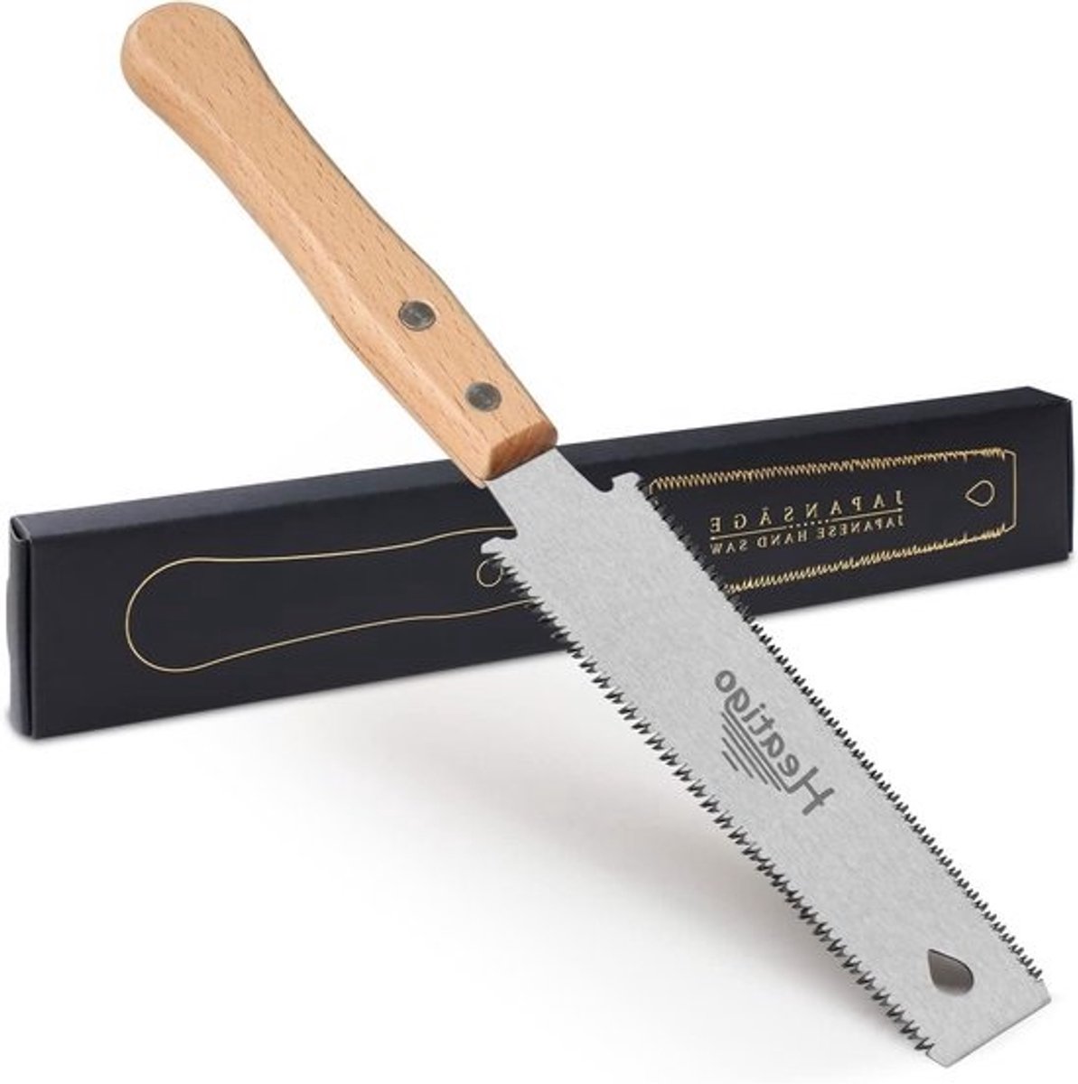 Fijn getande Japanse handzaag voor houtbewerking - 11/17 TPI - houten handvat - snoeien - bijknippen