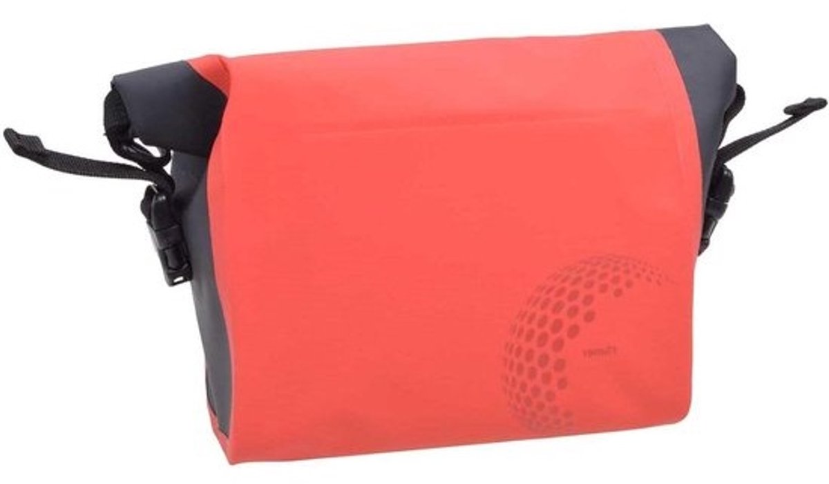 Stuurtas Trekking Rood - Eenvoudige Klittenbandmontage - 5 Liter - Verstelbare Draagriem