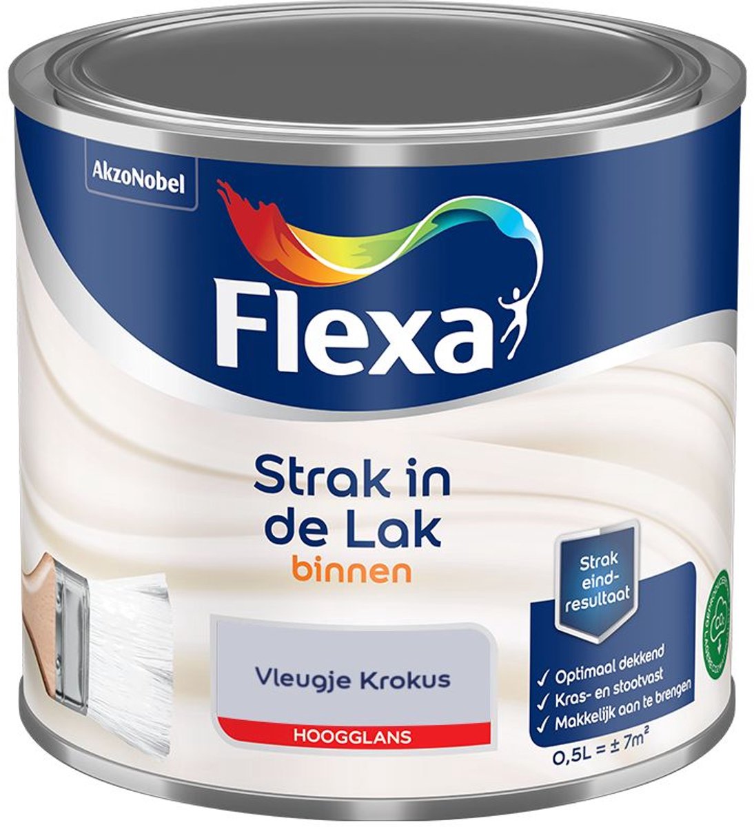 Flexa - Strak In De Lak Binnenlak Hoogglans - Vleugje Krokus - Mengverf - 500 Ml