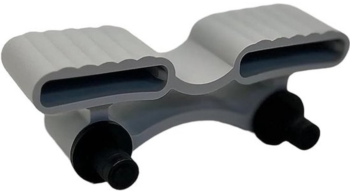 Rubberen doppenset voor latten in lattenbodem - 123 mm, 36x25x8,5 mm - Duo inclusief bouten