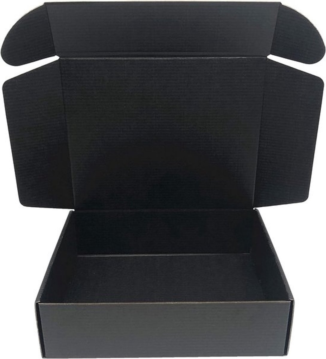 Verzenddozen Karton - Verpakking Dozen - Kleine Zendingen - Stevig Golfkarton - 10 Stuks - Zwart