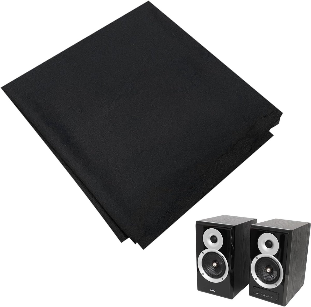 Duurzame stof voor luidsprekers, luidsprekerbescherming, stof- en krasbestendige hoes, 1.6m x 0.5m voor optimale bescherming van audioapparatuur