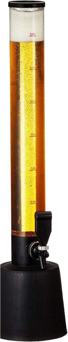 SP® Biertoren - Biertap - Bierdispenser - Zwart - ‎19cm x 19cm x 85cm
