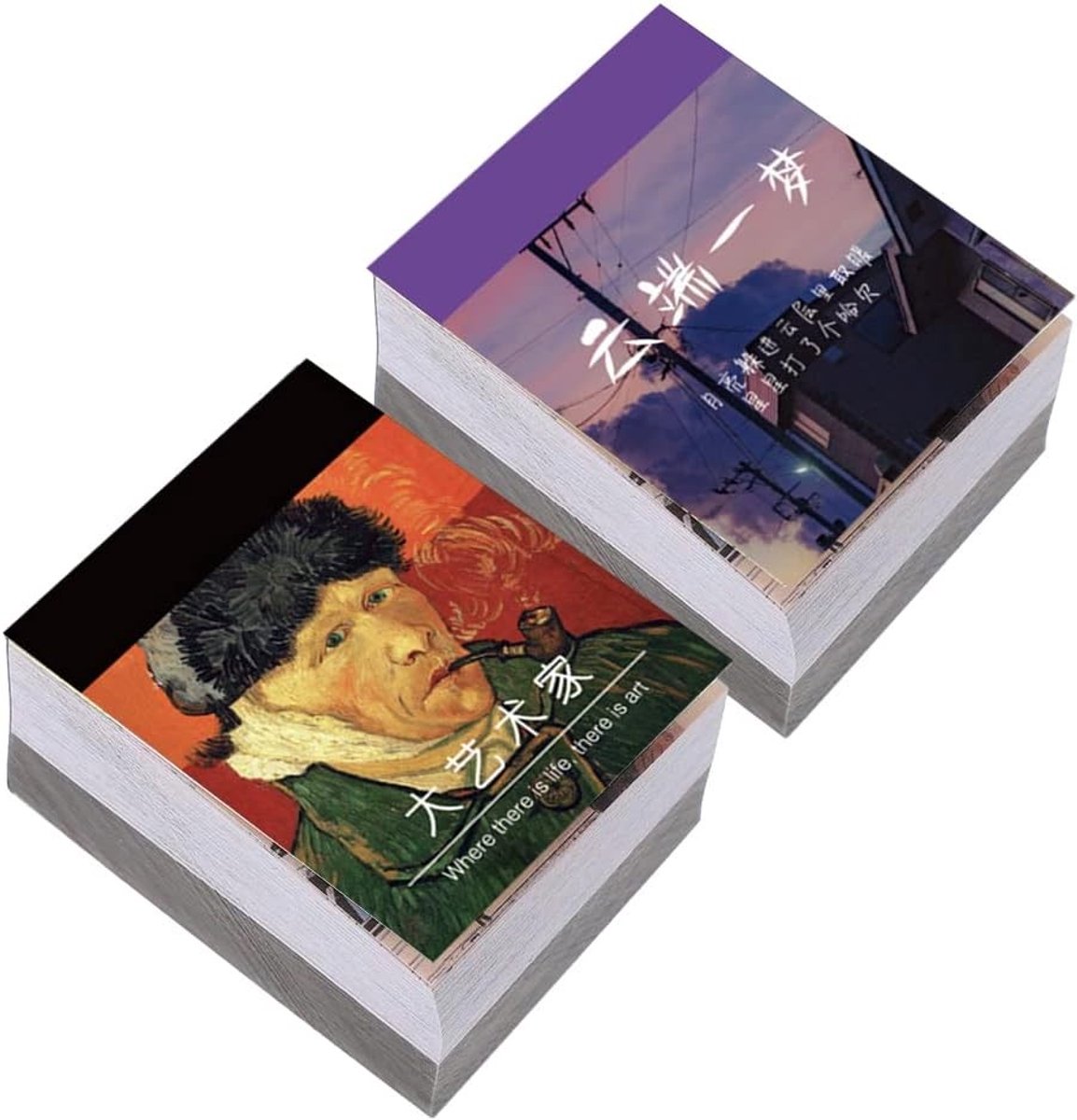 800 Vellen Scrapbookpapier voor Journals, Verzamelalbums, Wenskaarten en Decoratie, 2 Stijlen, Creatief Knutselmateriaal