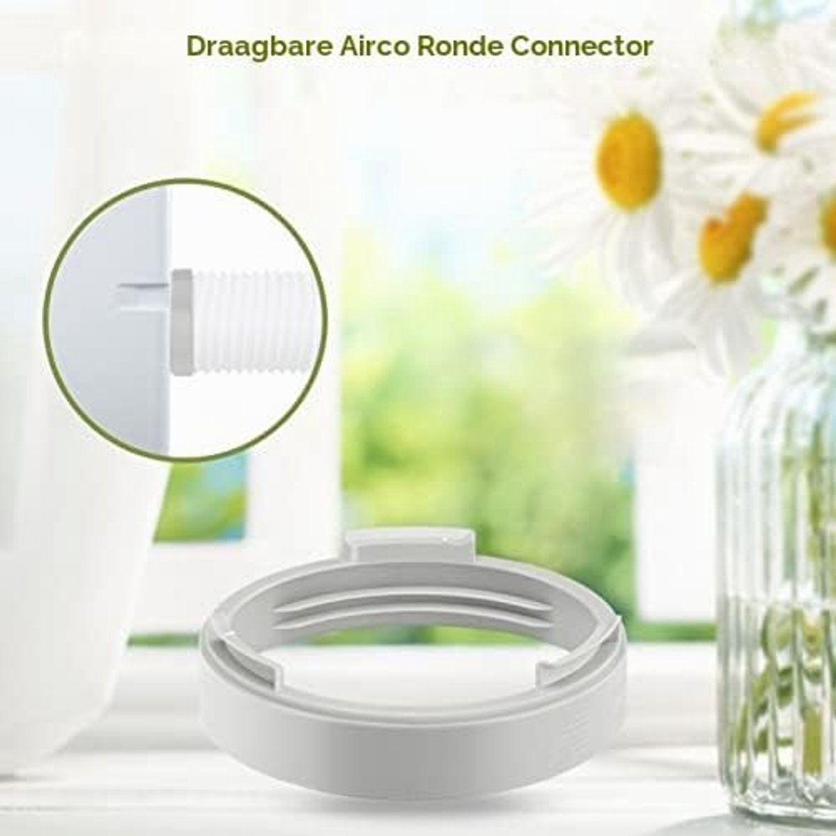 Uitlaatslang Connector Koppeling ABS 150mm Draagbare Uitlaat Slang Connector Airconditioner Onderdelen