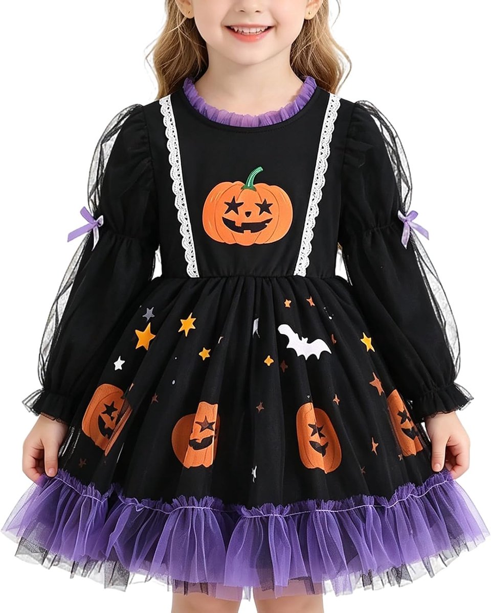 Halloween Jurk Lange Mouw Tule Party Kostuum