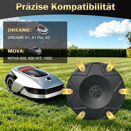 Messbord met 6 messen compatibel met DREAME A1, A1Pro, A2, MOVA 600, 600 KIT, 1000 — afbeelding 2