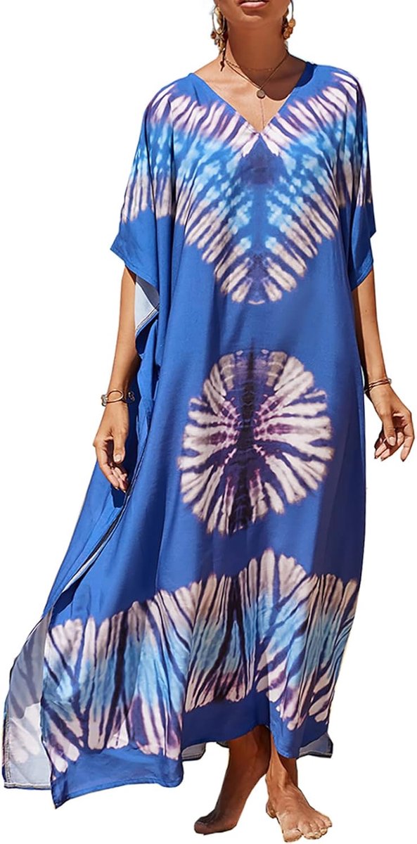 strandjurk voor dames, kimono, maxi-kaftan, cover-ups