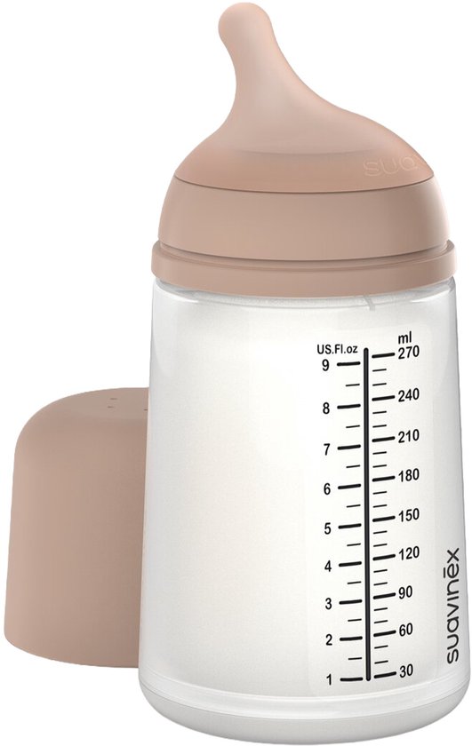 Suavinex Zero Zero Anti-Koliek Fles - Medium Flow - 270ml - Medium — afbeelding 4
