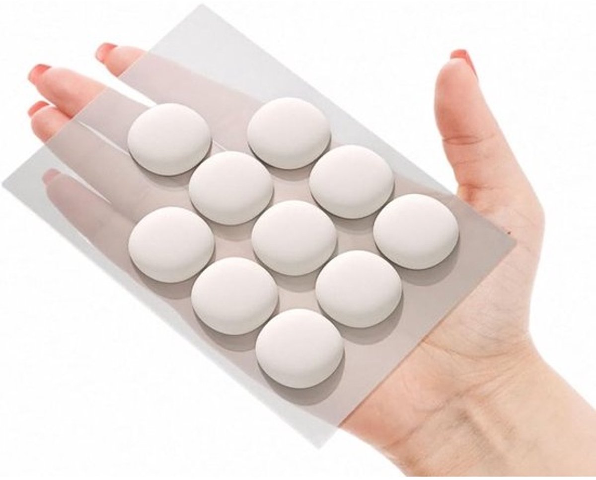 Deurstoppers - Muur beschermers - Muren beschermen - Zelfklevend - 10 stuks - Wit