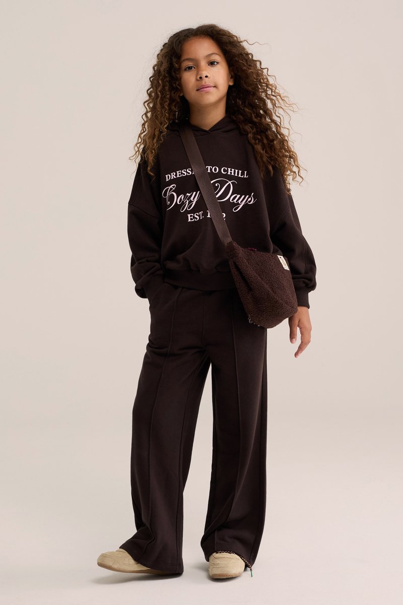 WE Fashion Meisjes wide leg joggingbroek