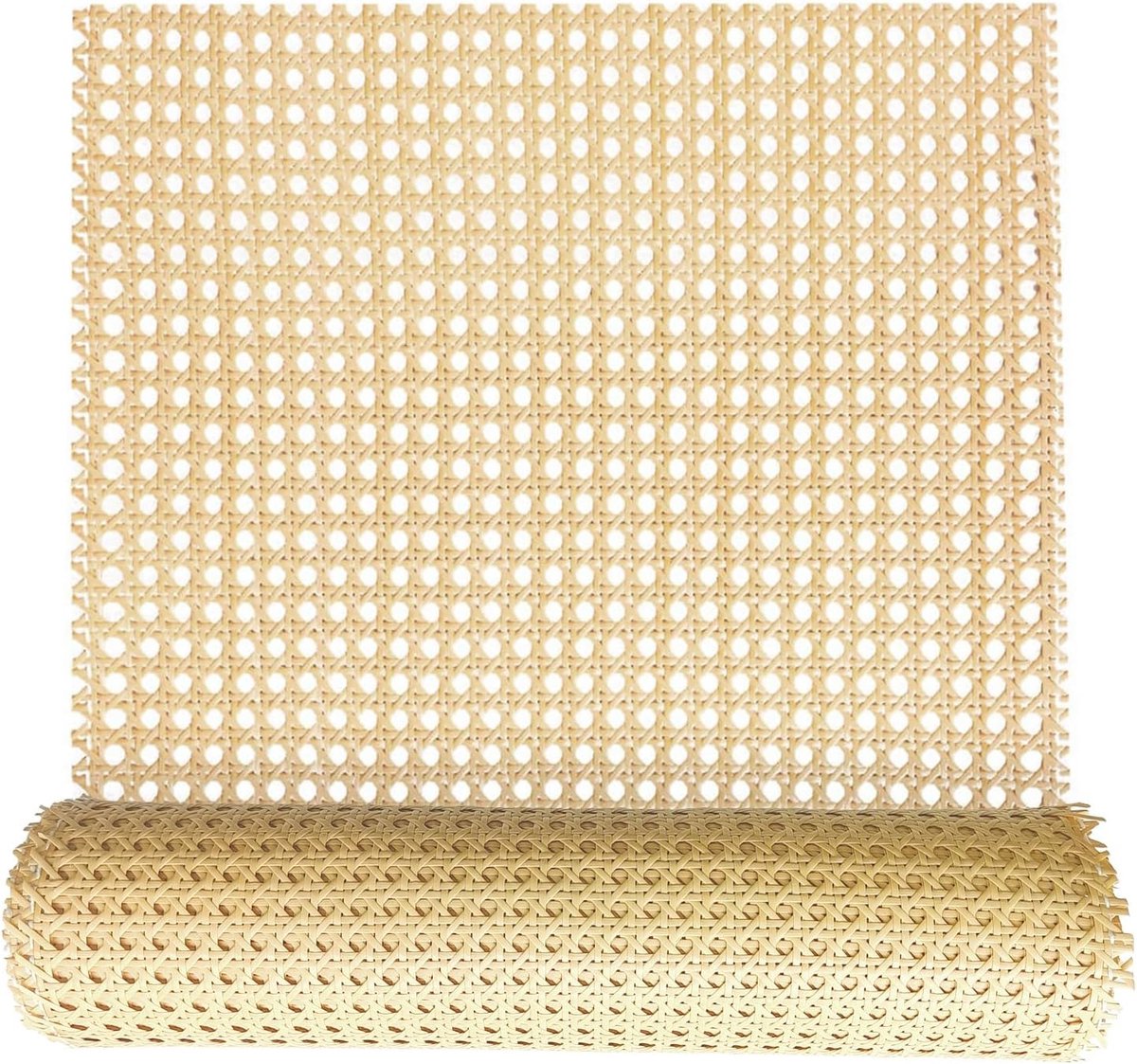 Vlechtwerk, 40 cm x 500 cm, per meter, rieten geweven rol, kunststof vlechtmatten voor rotan ambachtslieden, handgemaakt PE-vlechtwerk voor doe-het-zelf meubeldecoratie