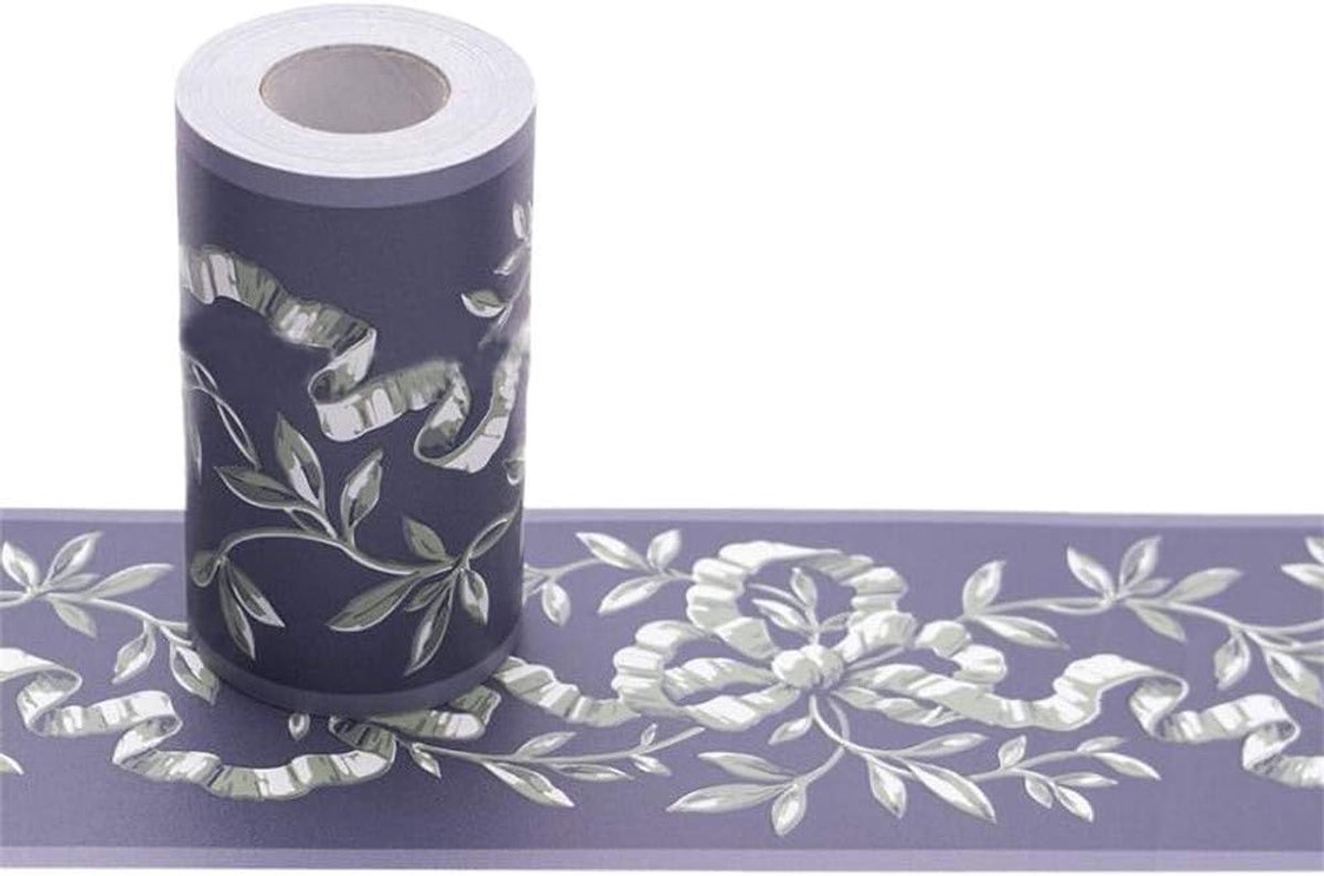 10 cm x 10 m behang pvc rand zelfklevende muurrand plakfolie keuken vensterbank folie behang badkamer decoratie randen (B)
