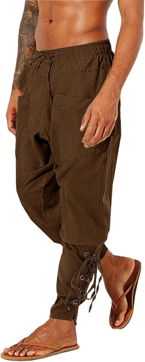 Broek voor heren, retrobroek voor renaissance, middeleeuwse