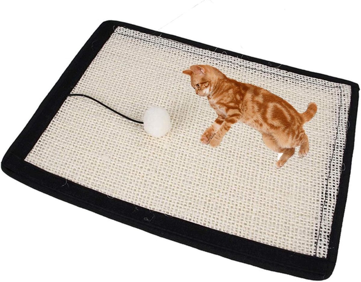 Cat Krabplank, Kat Slijpklauwen, Sisal Cat Krabkussen, Sofa Protection Pad, Kattenspeelgoed