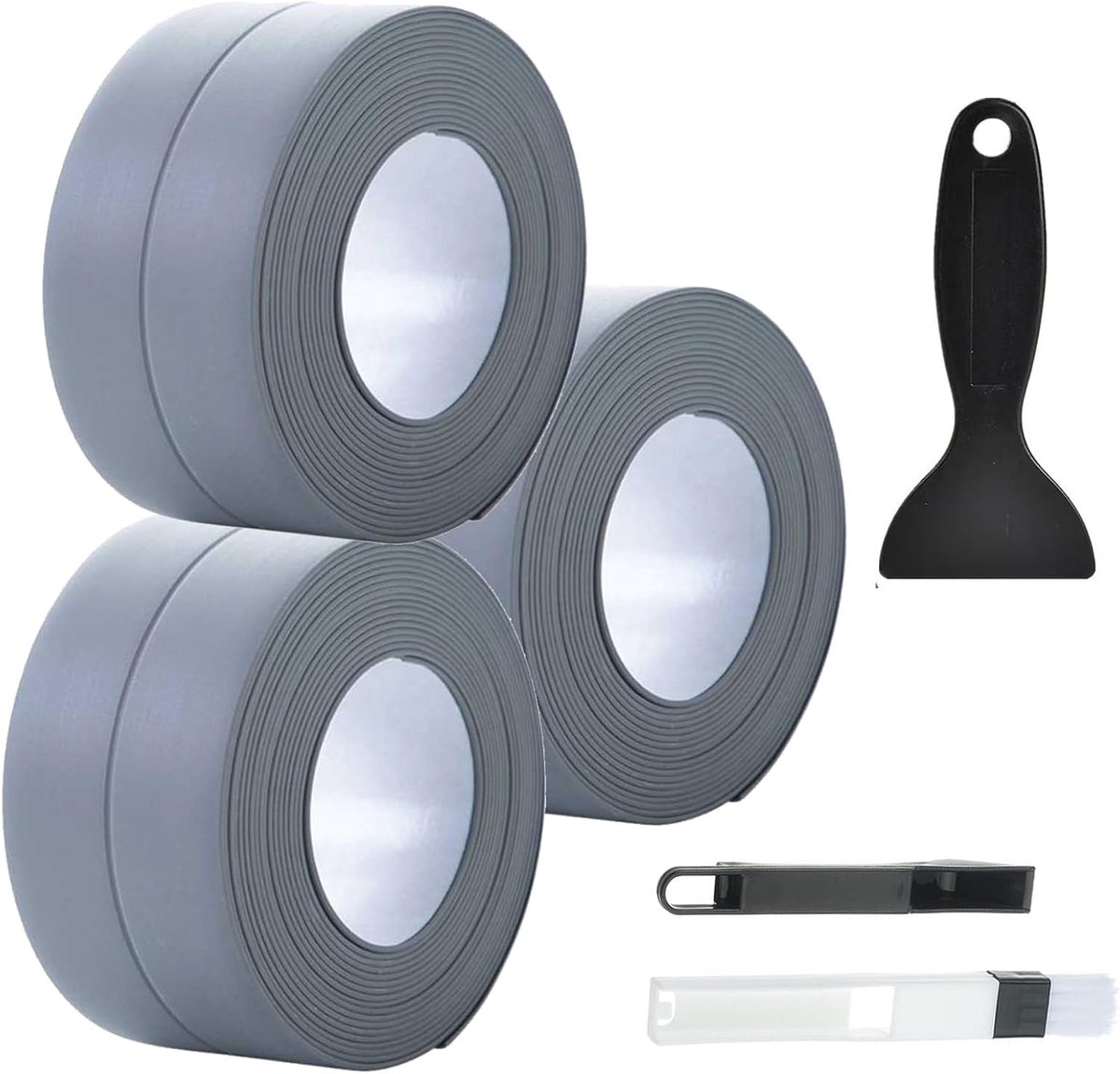 Waterdichte spuitkit plintlijm voor keuken en badkamer - doe-het-zelf PVC-plint, waterdichte en zelfklevende afdichtingstape