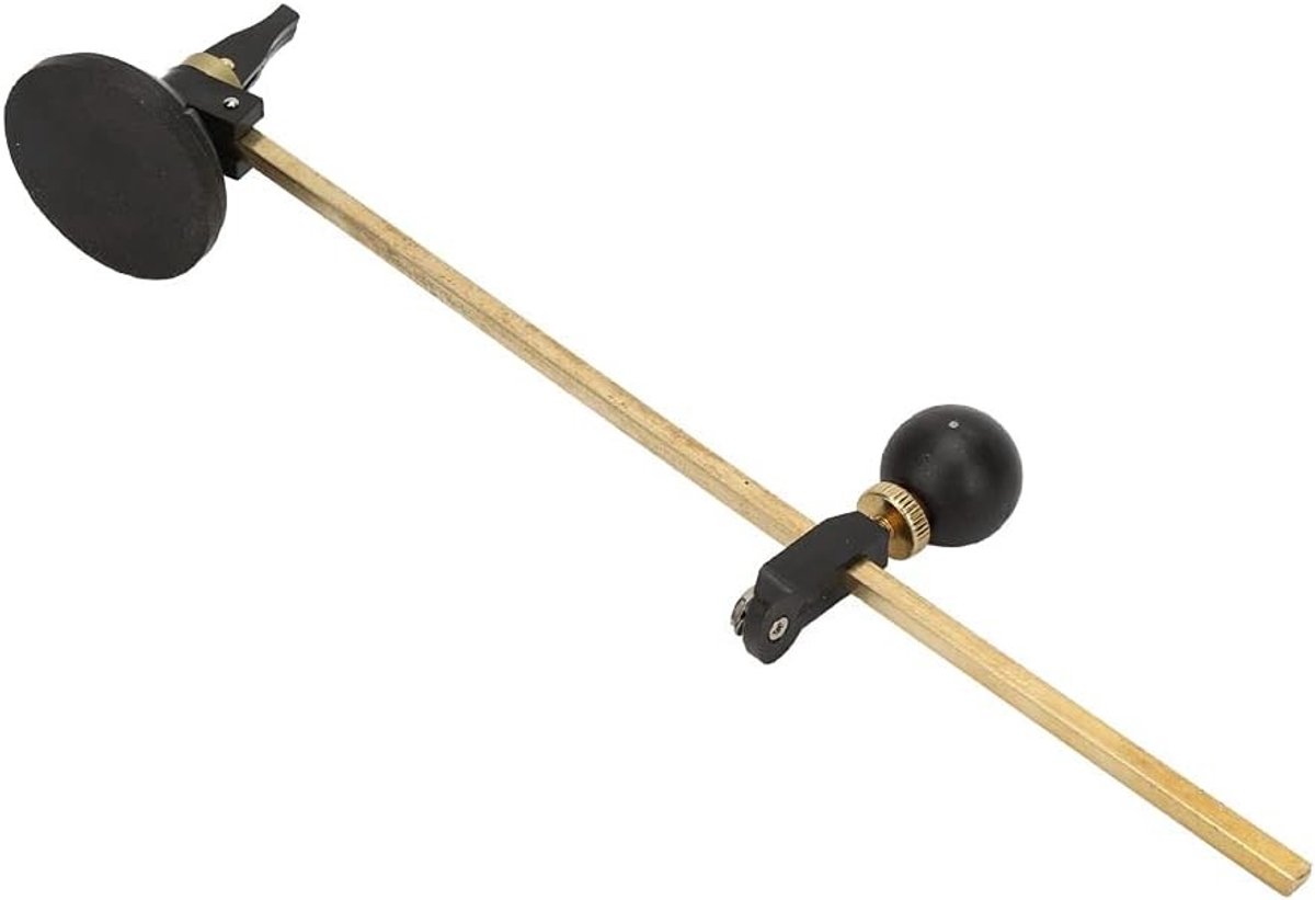 Professionele Glas Snijder met 6 Wielen en Zuignap voor Nauwkeurige Cirkelvormige Sneden tot 60 cm