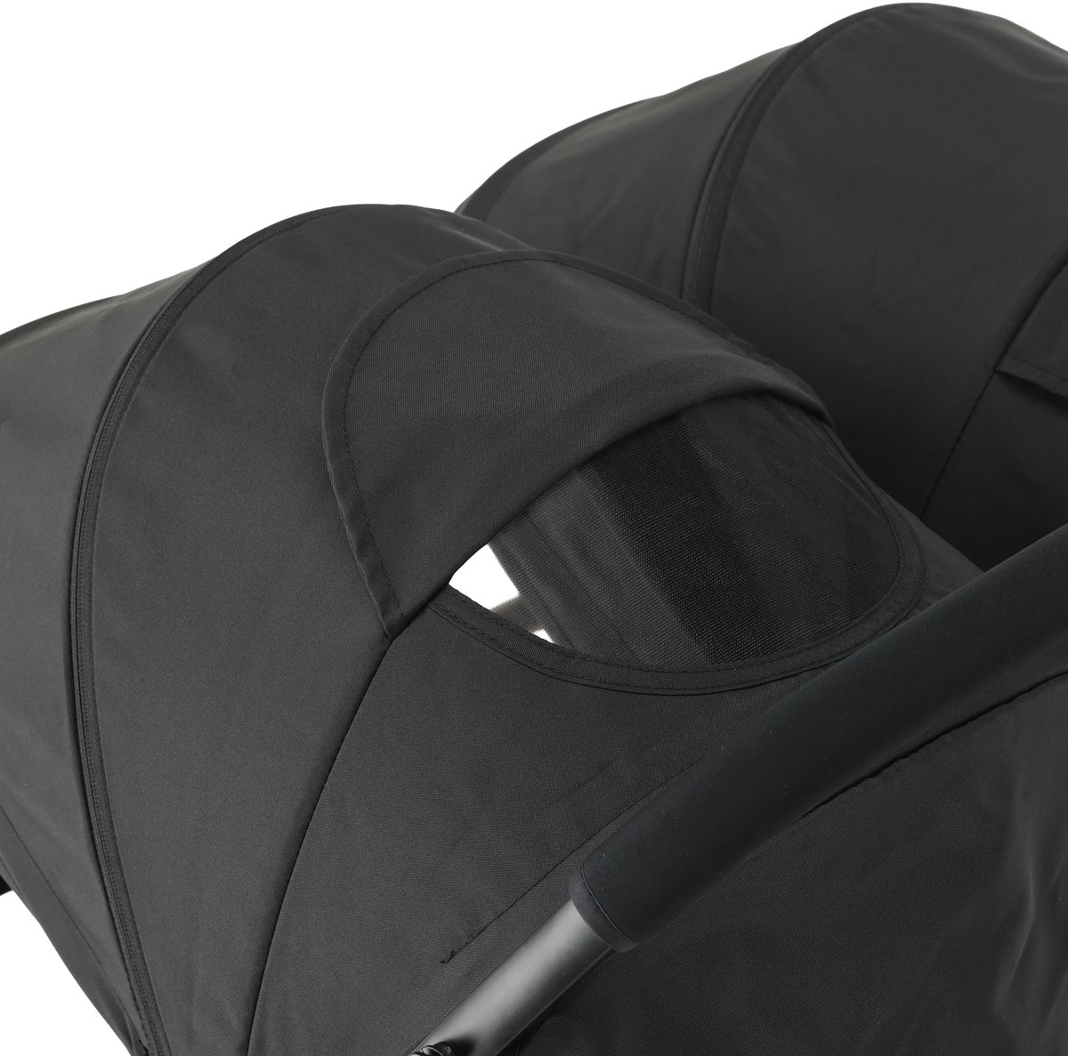 Deryan Rolo X2 Duo Buggy - 2 persoons - Compact & lichtgewicht - Zwart – foto 4
