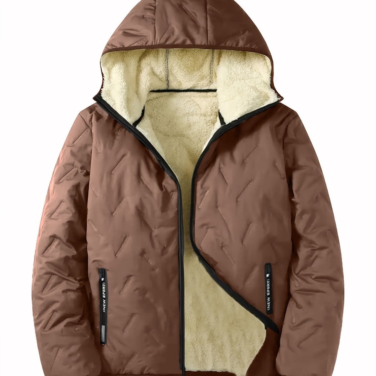 Currero Winterjas Parka Heren Lange Jas Mannen Wintermantel Overjas Gewatteerd Waterdicht Winter Stijlvol Mantel Volwassen Donkerbruin