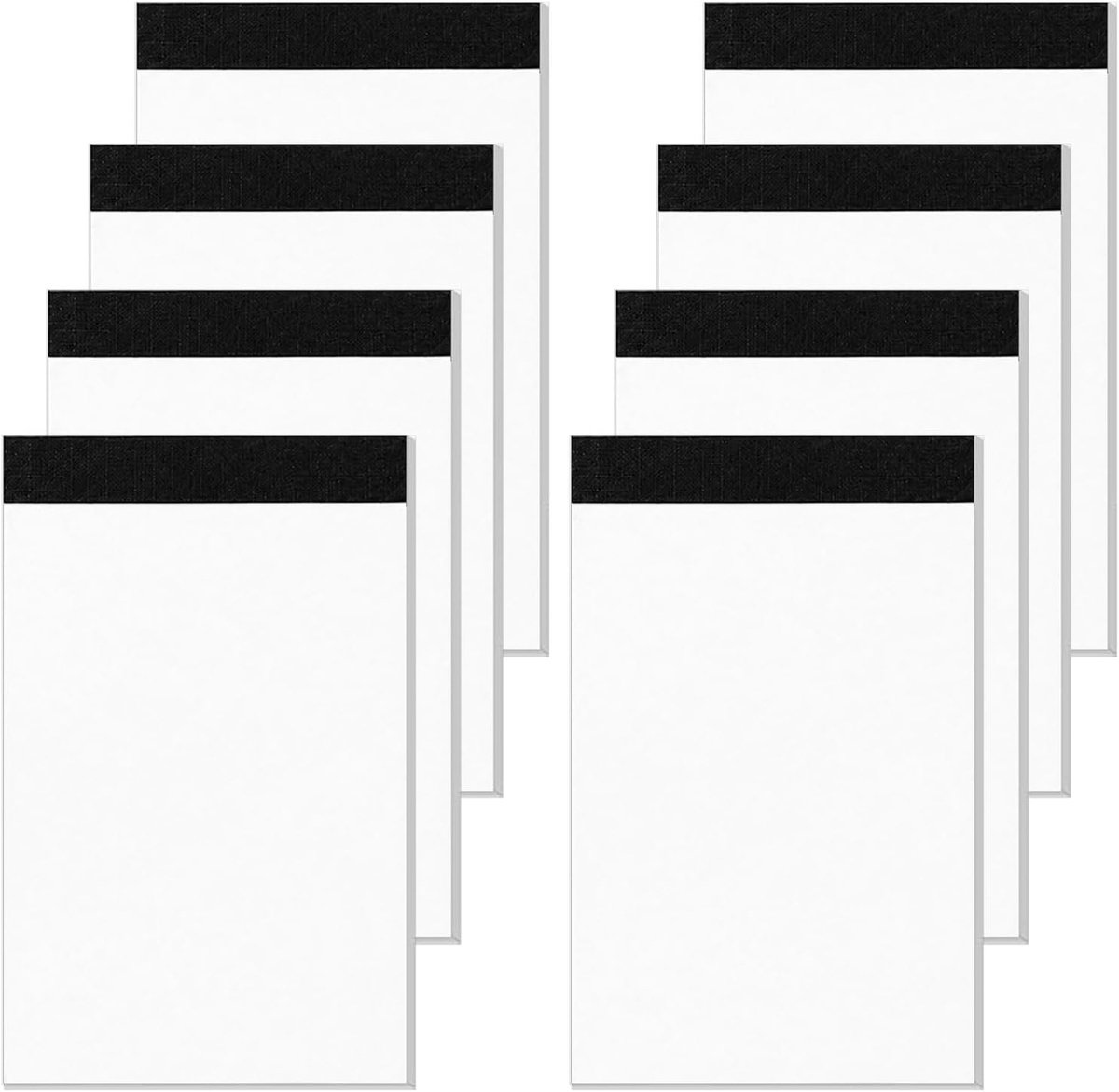 Notitieblokken A7 blanco klein, 30 vellen per blok, 80 g mini-notitieblokken, reserveblokken, blok afscheurblok notitieblokken voor werk, studie, kantoor, huishouden, school, memo