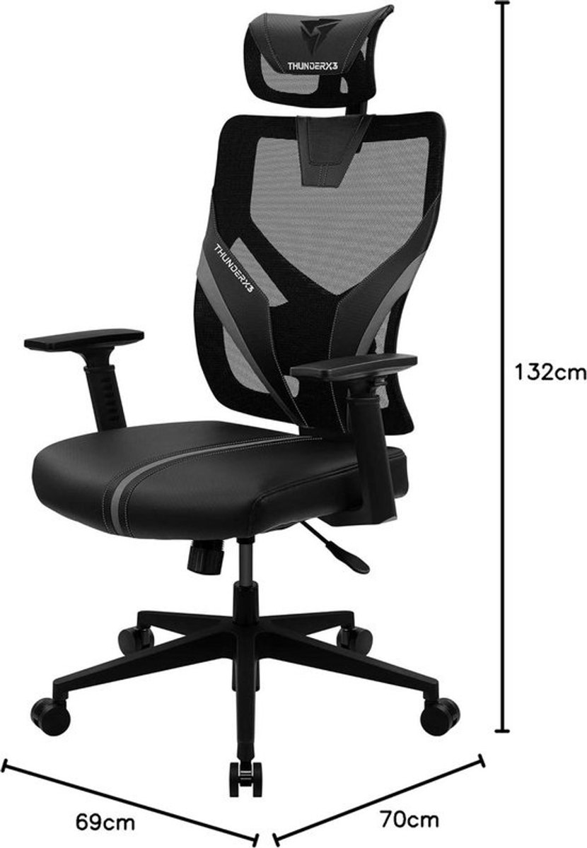 Ergonomische Gamingstoel met Lendensteun - Ultra Comfortabel en Verstelbaar