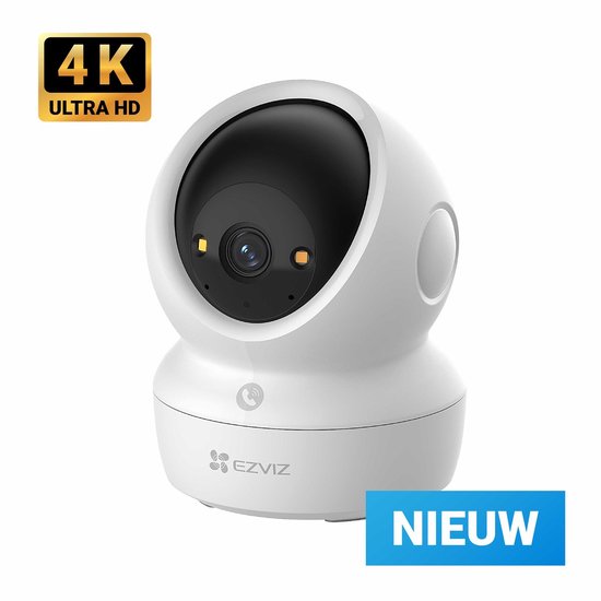 EZVIZ EP8 Ultra Video Deurbel + HB8 Pro 4K Beveiligingscamera + H6c 4K Binnencamera - Beveiligings Voordeelbundel - Wit van EZVIZ — afbeelding 2