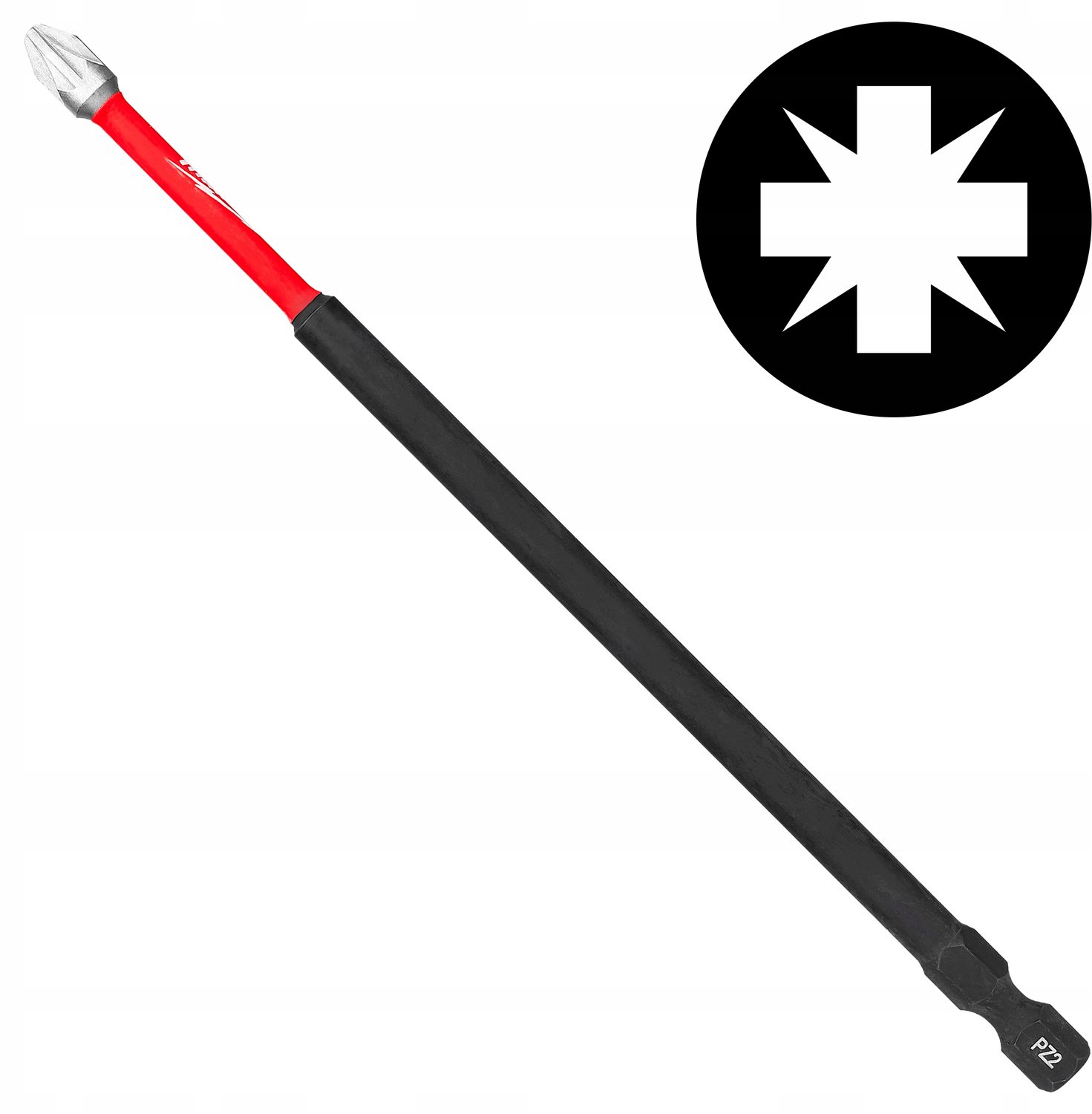 Milwaukee Shockwave PZ2 Pozidriv Bit 150mm - 1 Stuk