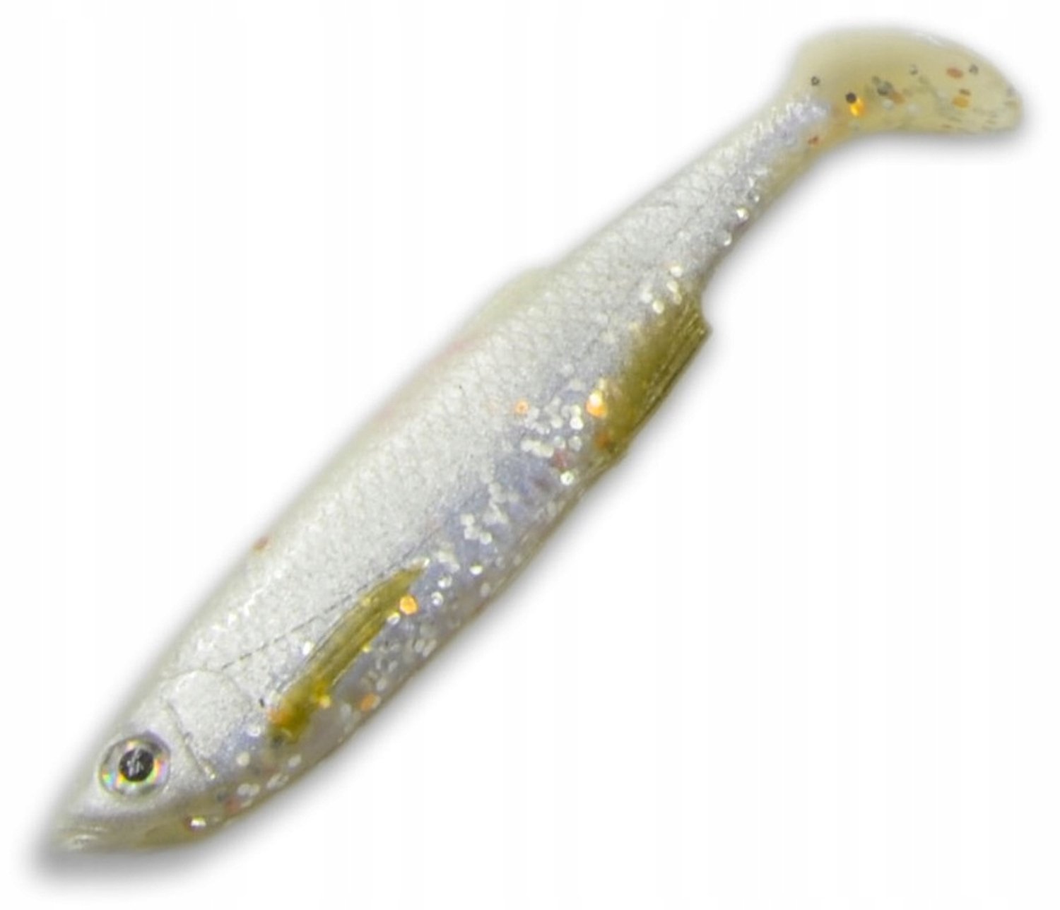 Merkloos Rubberen Kunstaas 8cm - Paddle Tail, Ideaal voor Roofvis