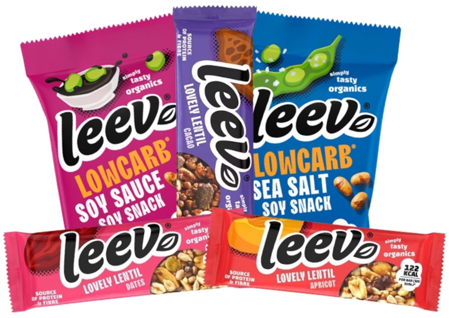 Leev® Bio | Mixpakket Snacks | 5 stuks