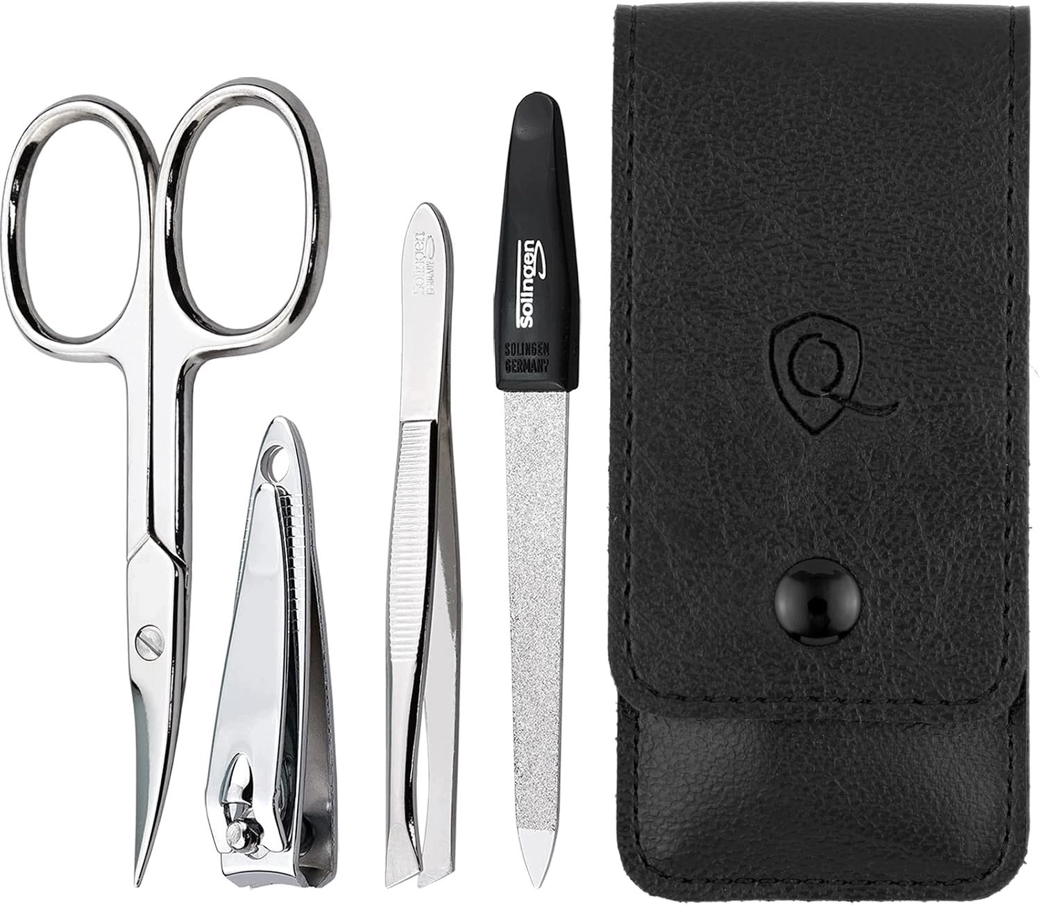 Reis Manicure Set 4 Delen - Scherpe Schaar, Vijl, Pincet