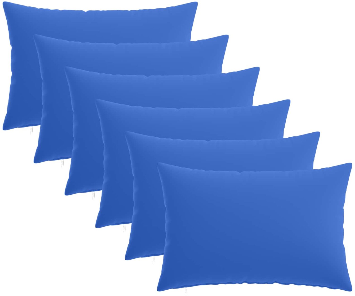vidaXL Dekenkussen - 6 - st - HEERLEN - Koninklijk - Blauw - 30 - x - 50 - cm - Polyester