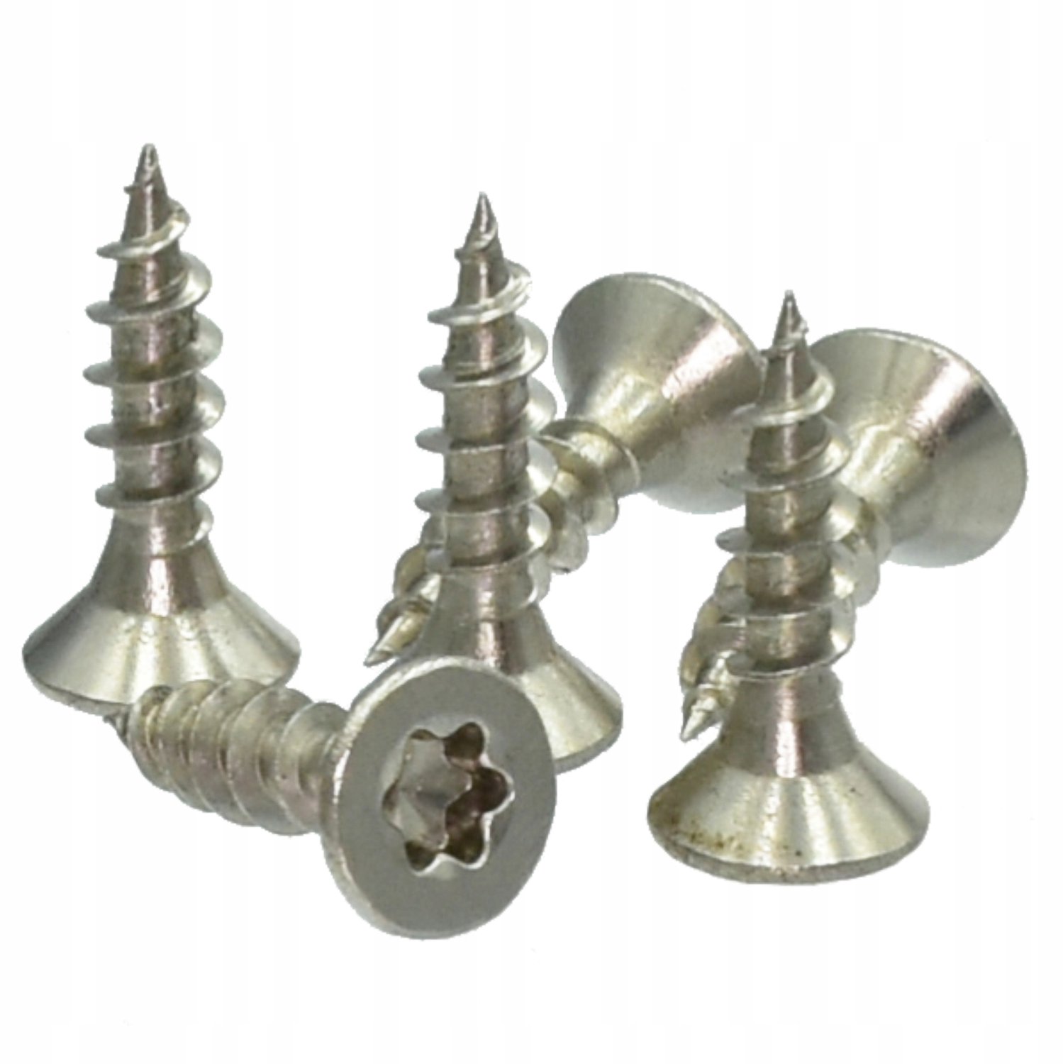 3x20 RVS Schroeven Kegel Torx 100 Stuks voor Hout en Meubels