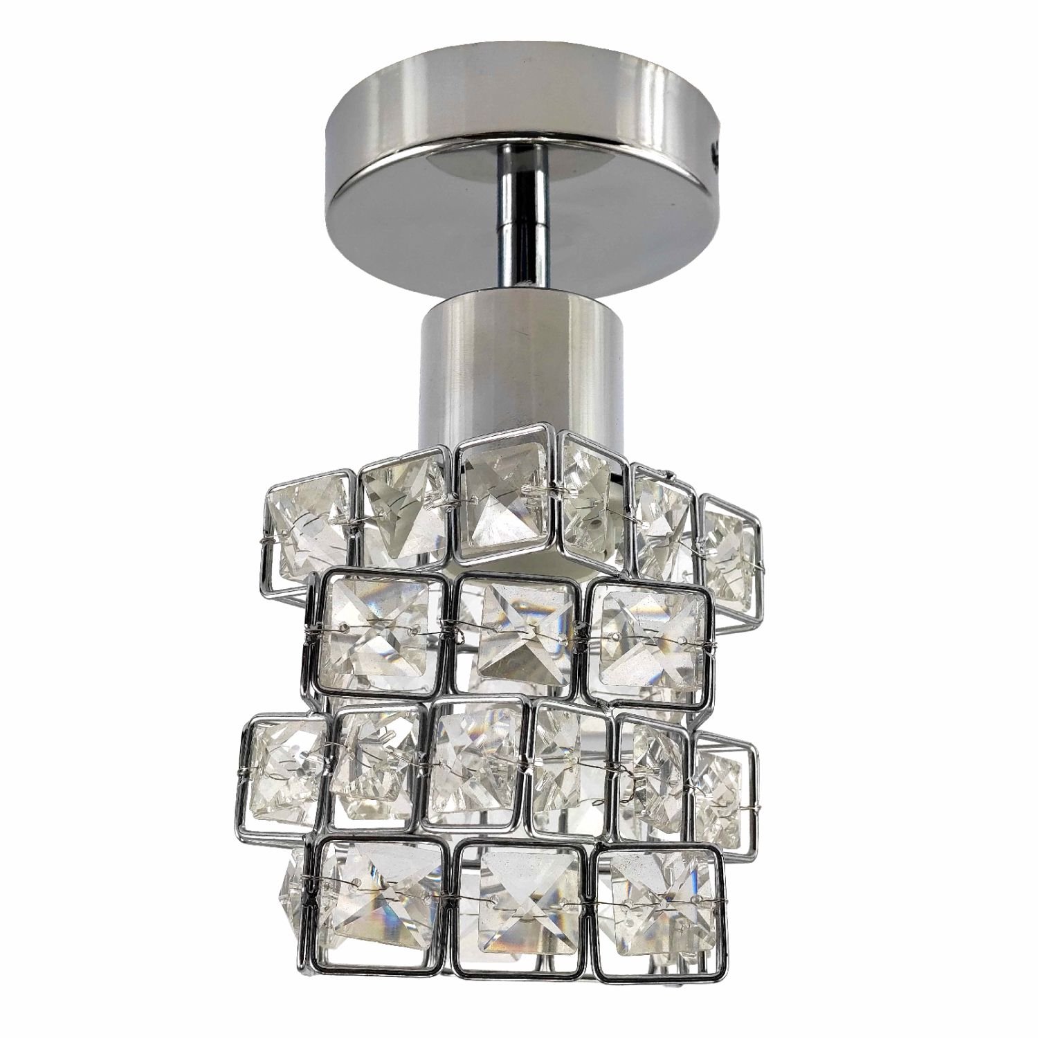 Moderne LED Hanglamp TORA 1 Plafond Chroom