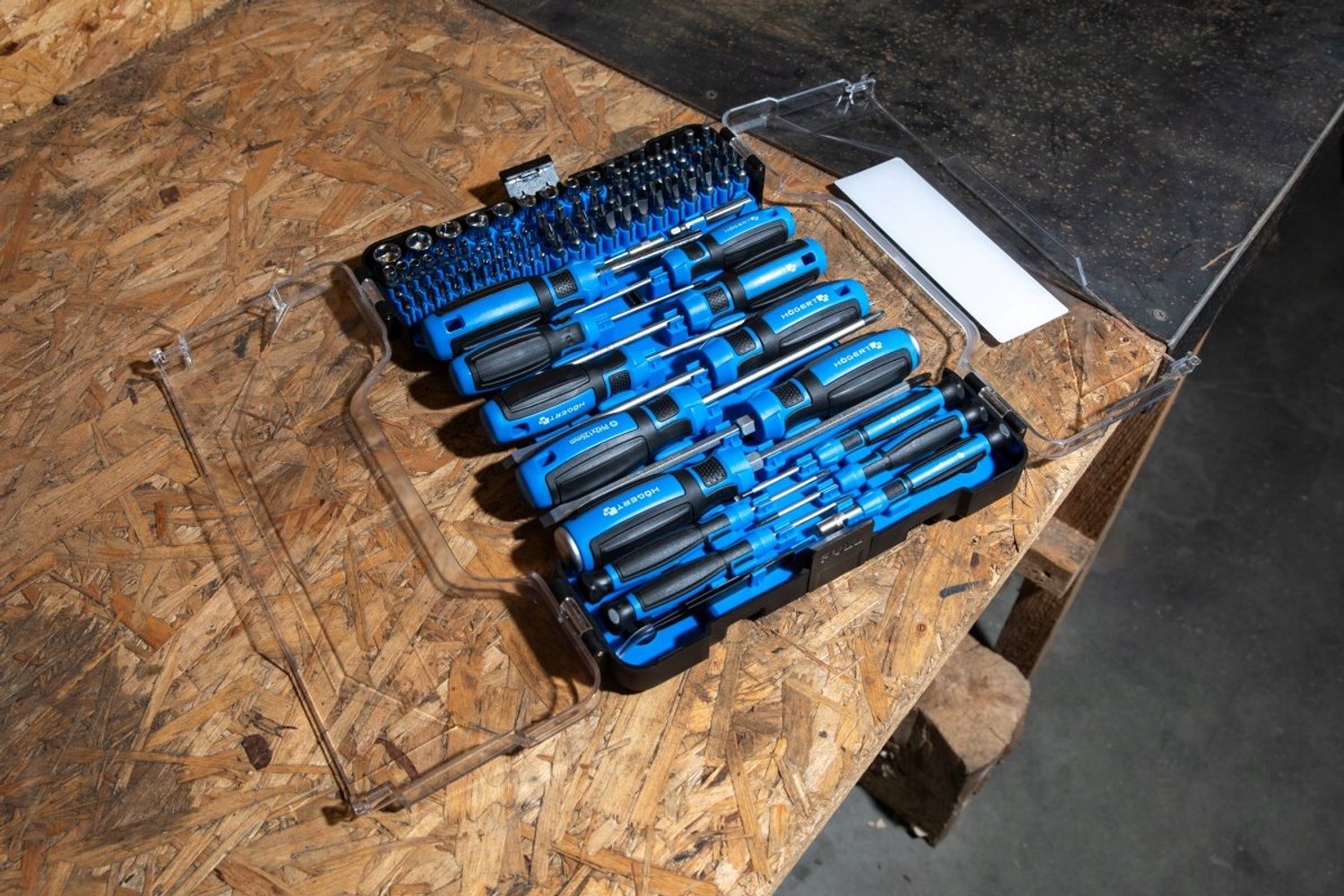 Högert 112-delige Schroevendraaierset met S2 Staal Bits en Magnetische Tips