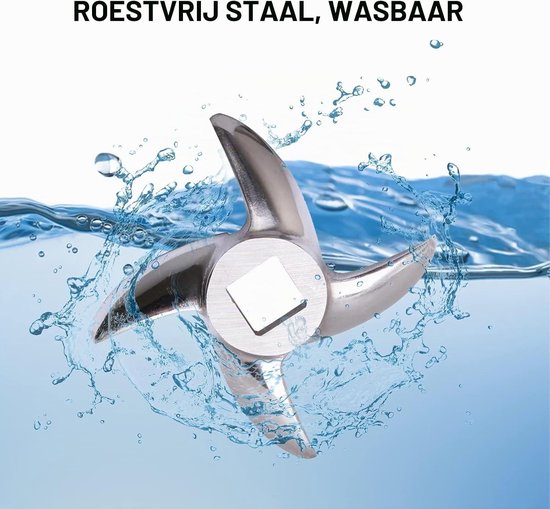 RVS Vleesmolenschijf, Kruisvormige Snijkop voor Vleesmolens, Vervangend Onderdeel voor Vleesverwerking, Snijgereedschap voor Keukengebruik — afbeelding 3