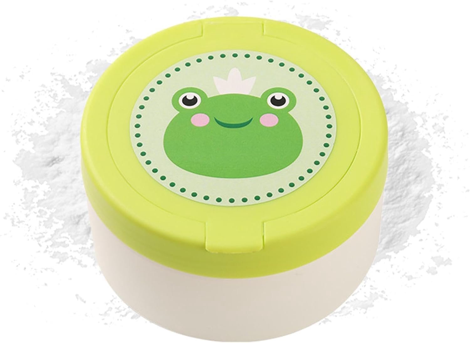Poedercontainer voor kinderen met bladerdeeg pluche bladerde