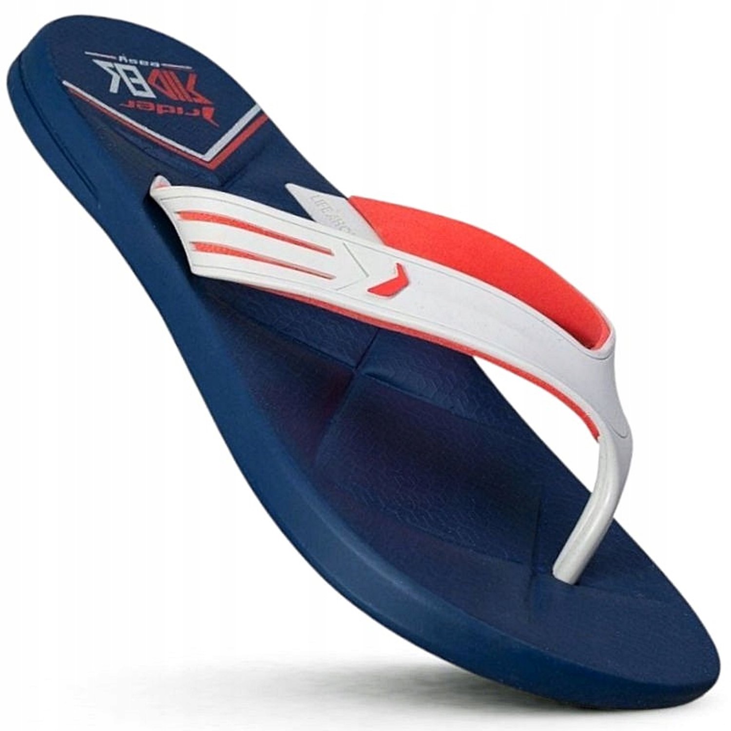 Rider Easy Dedo Heren Slippers Blauw/Wit Maat 39/40