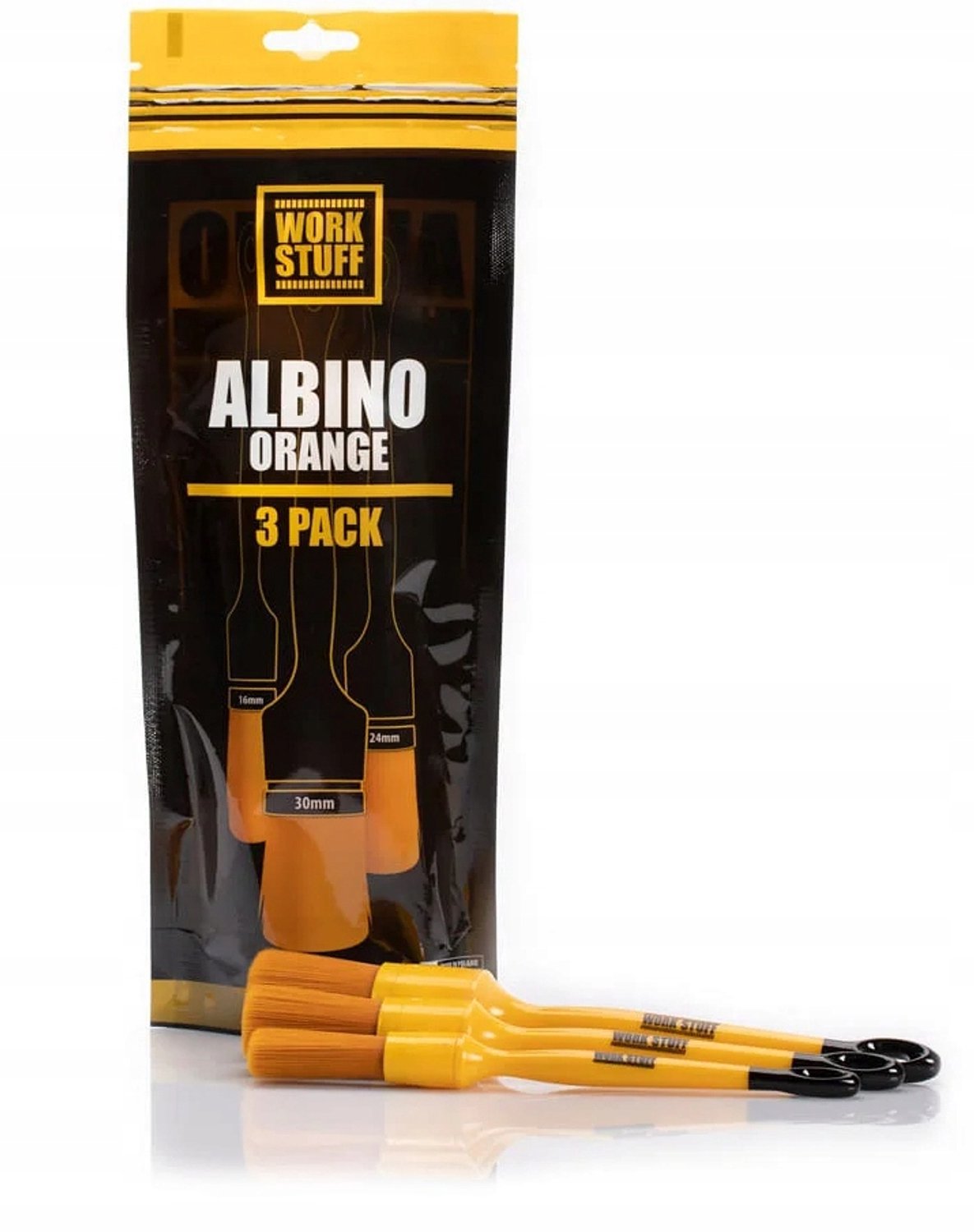 Work Stuff Albino Orange 3-delige Penseelset