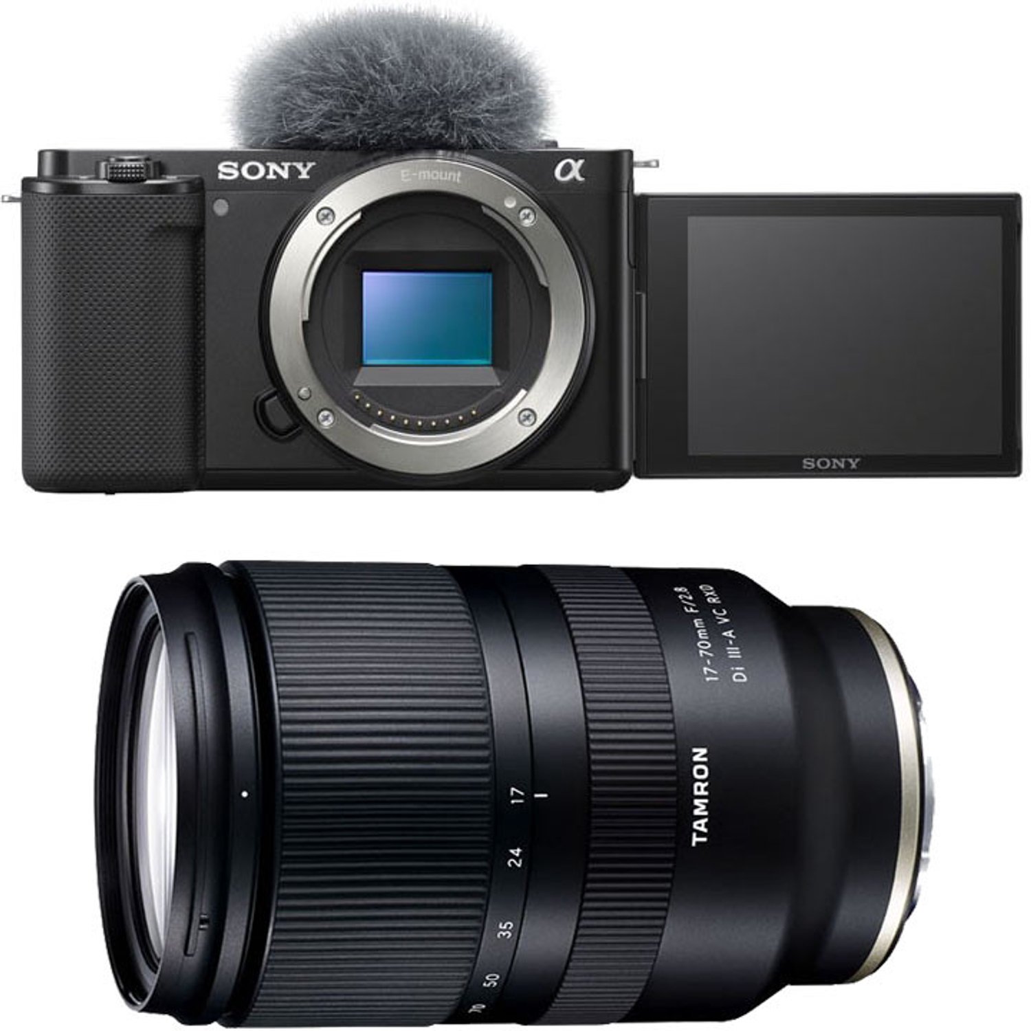 SONY ALPHA ZV-E10 SCHWARZ + TAMRON 17-70