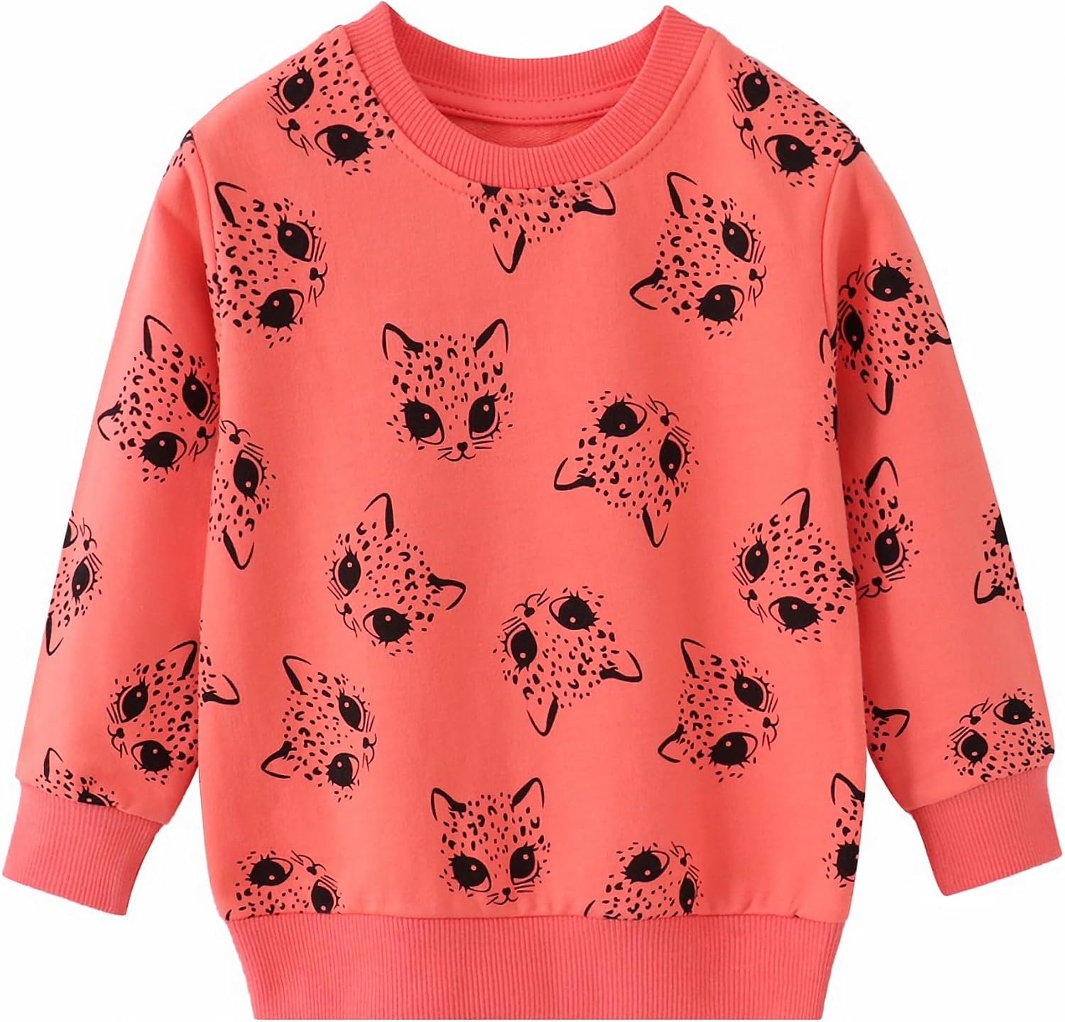 Sweatshirt Meisjes 100% katoen Meisjes Sweaters Casual Jumper voor Kinderen Ronde Hals Eenhoorn Pullover Mode Herfst Winter Kleding Leeftijd 2-9 Jaar