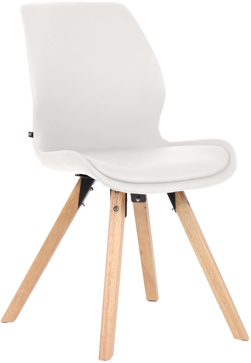 Luxe Comfort Eetkamerstoel - Kunstleer - Wit Kunstleer/wit