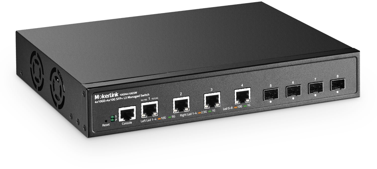 8-Poorts 10G Managed Switch