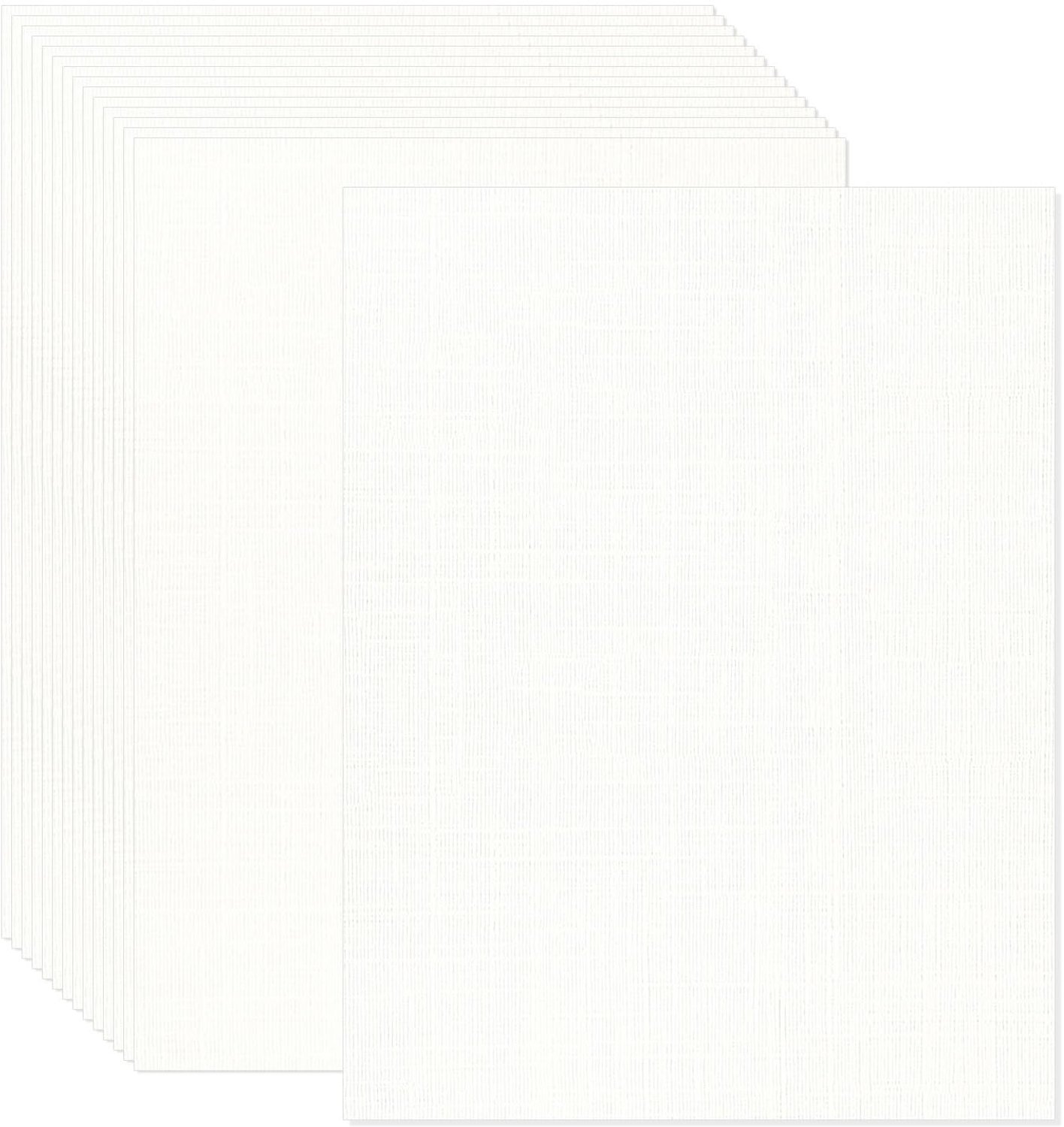 100 Vellen Textuur Papier met Linnen Look A4