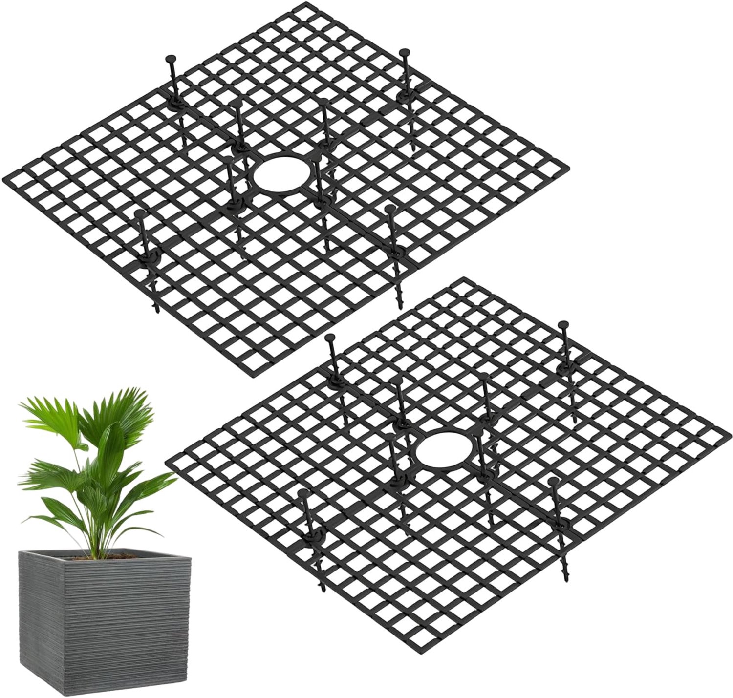 Set van 2 Plantenbescherming voor Katten, 30 cm