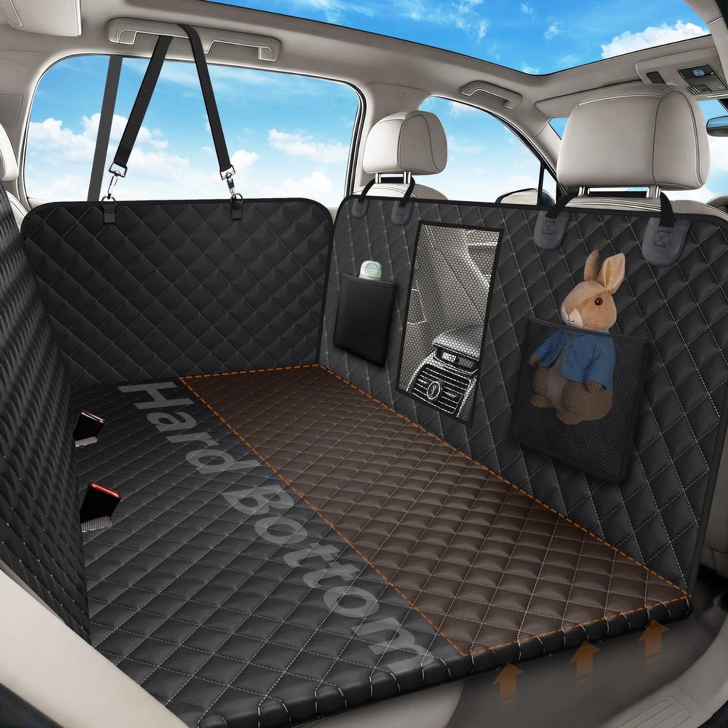 Achterbank Extender voor Honden - Waterdichte Hondbed voor Auto