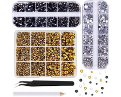 12000 Stuks Gemengde Resin Rhinestones voor Knutselen