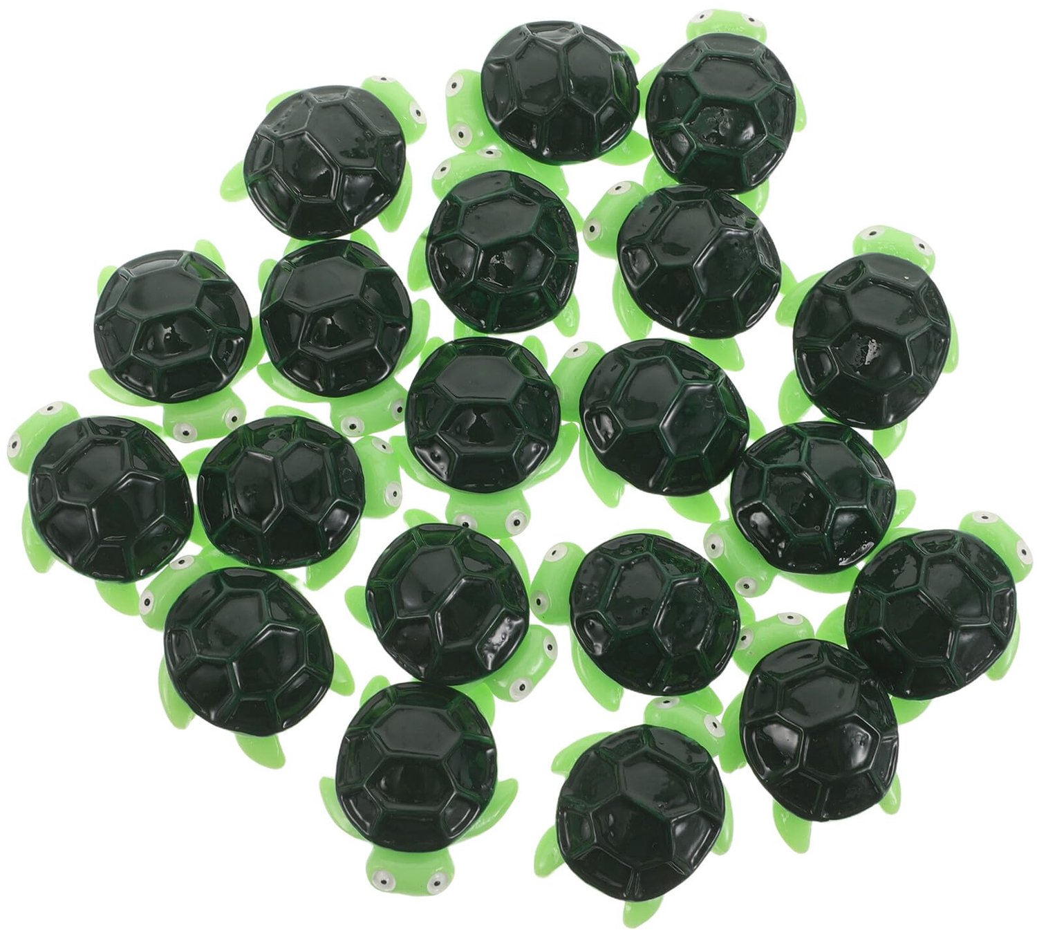20 Stuks Mini Hars Schildpad Figuren voor Micro Landschappen